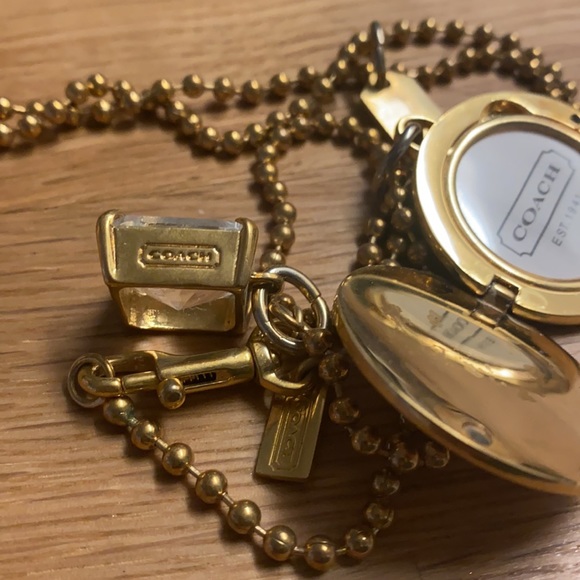 Coach necklace with locker photo crystal - Picture 6 of 6